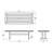 Martha Stewart by POLYWOOD Chinoiserie 9-Piece Dining Set with Trestle Legs-104842394