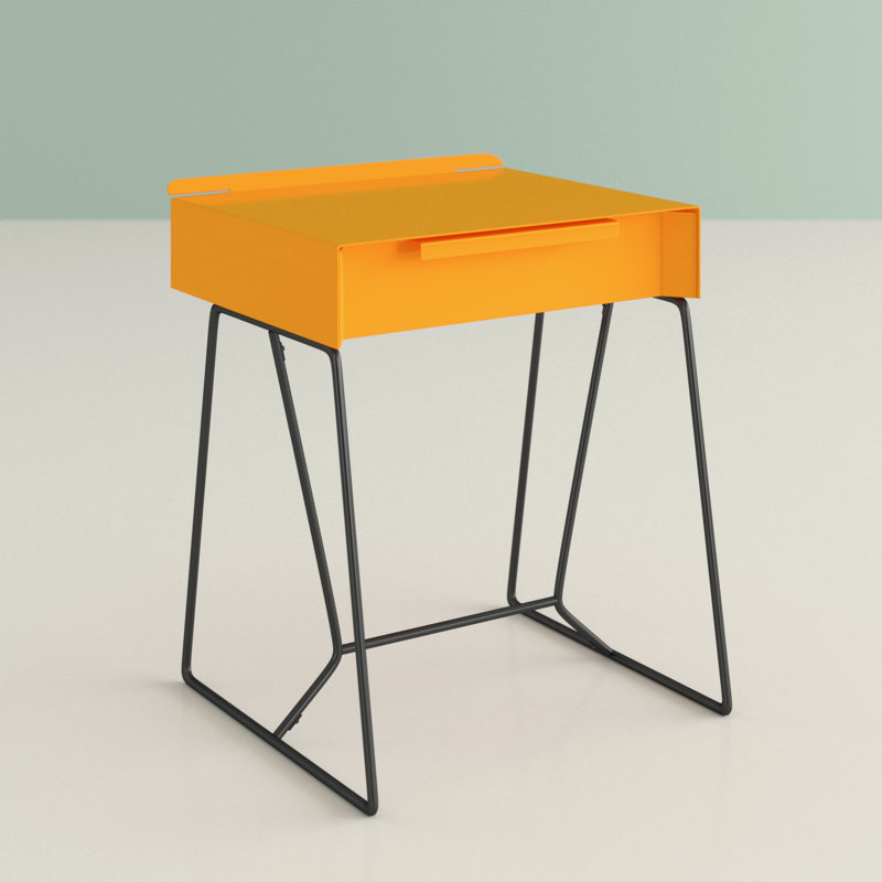 Edmonia Sled End Table, Yellow