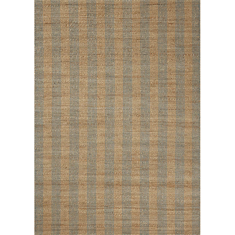 Chris Loves Julia x Loloi Judy Natural / Sky Area Rug, Rectangle 5' x 7'6"