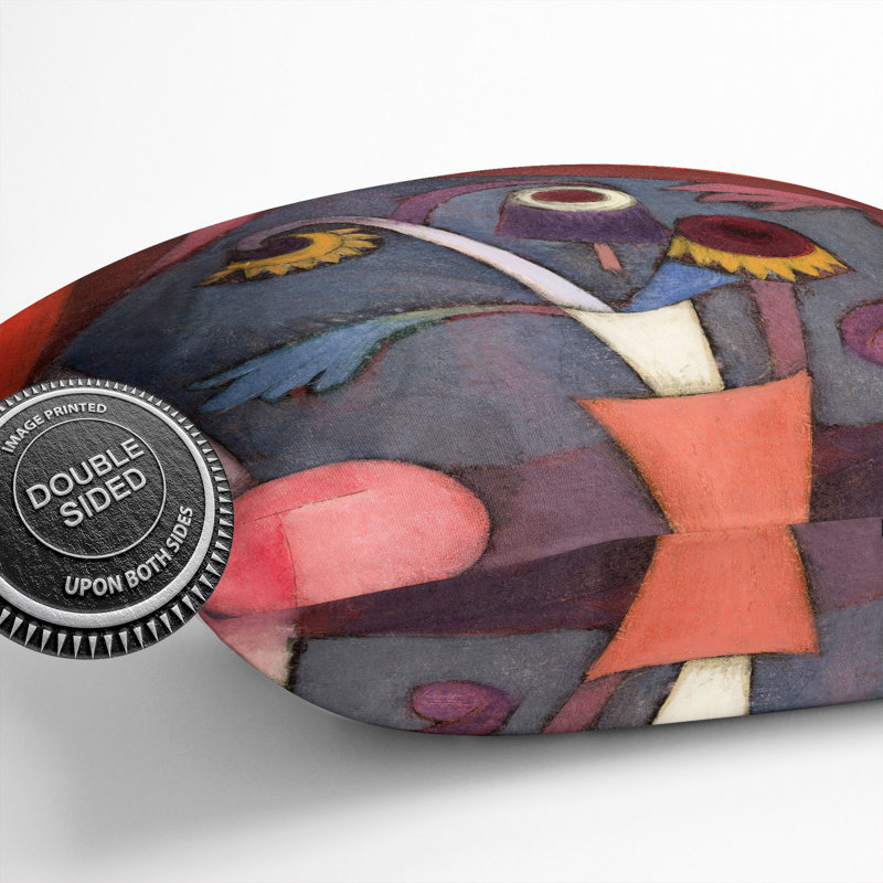 Autumn Flower Square Throw Cushion, 55cm H x 55cm W x 20cm D