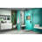 Unidoor Plus 53" W x 30.375" D x 72" H Frameless Pivot Rectangle Shower Enclosure with Fixed Panel-247653072
