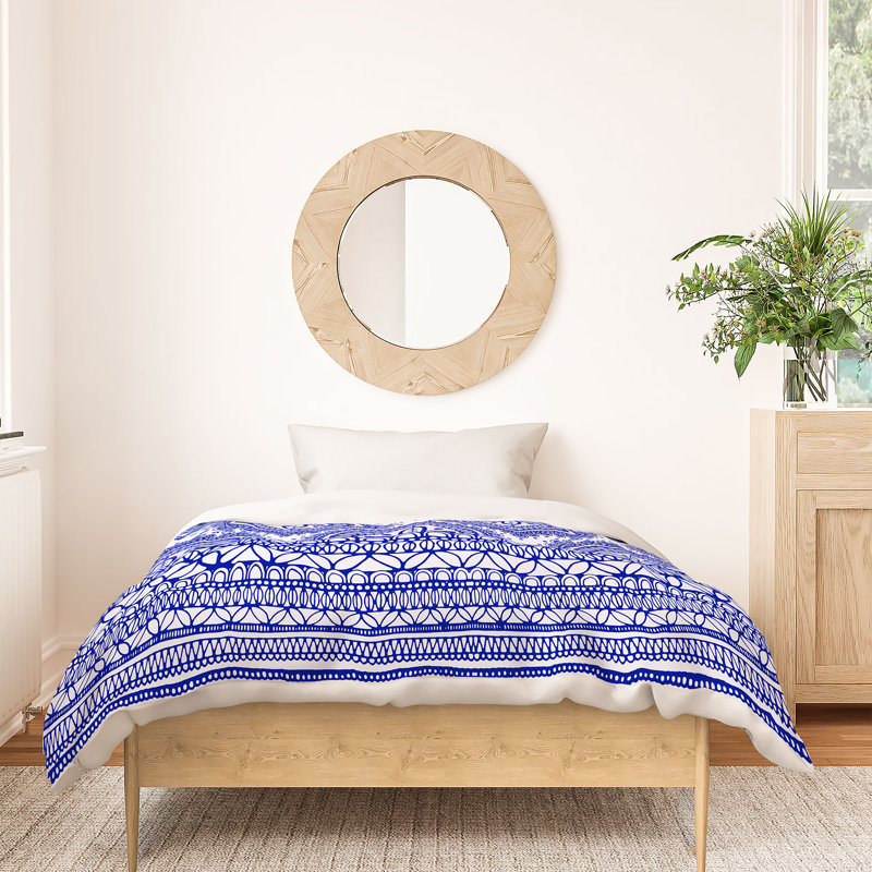 Housse pour couette décorative, Simple, Bleu, Poids léger