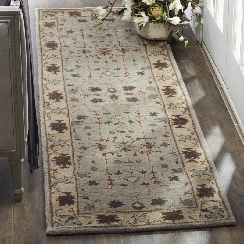 Tressler Hand Tufted Wool Oriental Rug, Runner 2'3" x 8'