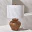 Lampe de table brune 23 po Deepesh