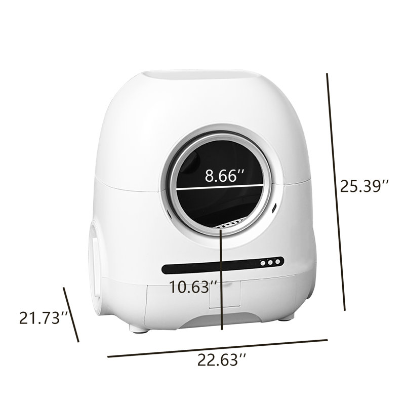 Gencie Enclosed Self-Cleaning Litter Box