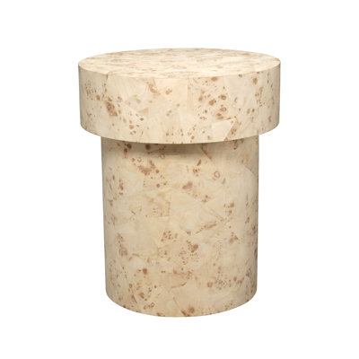 Configuration Wood Side Table, Bleached