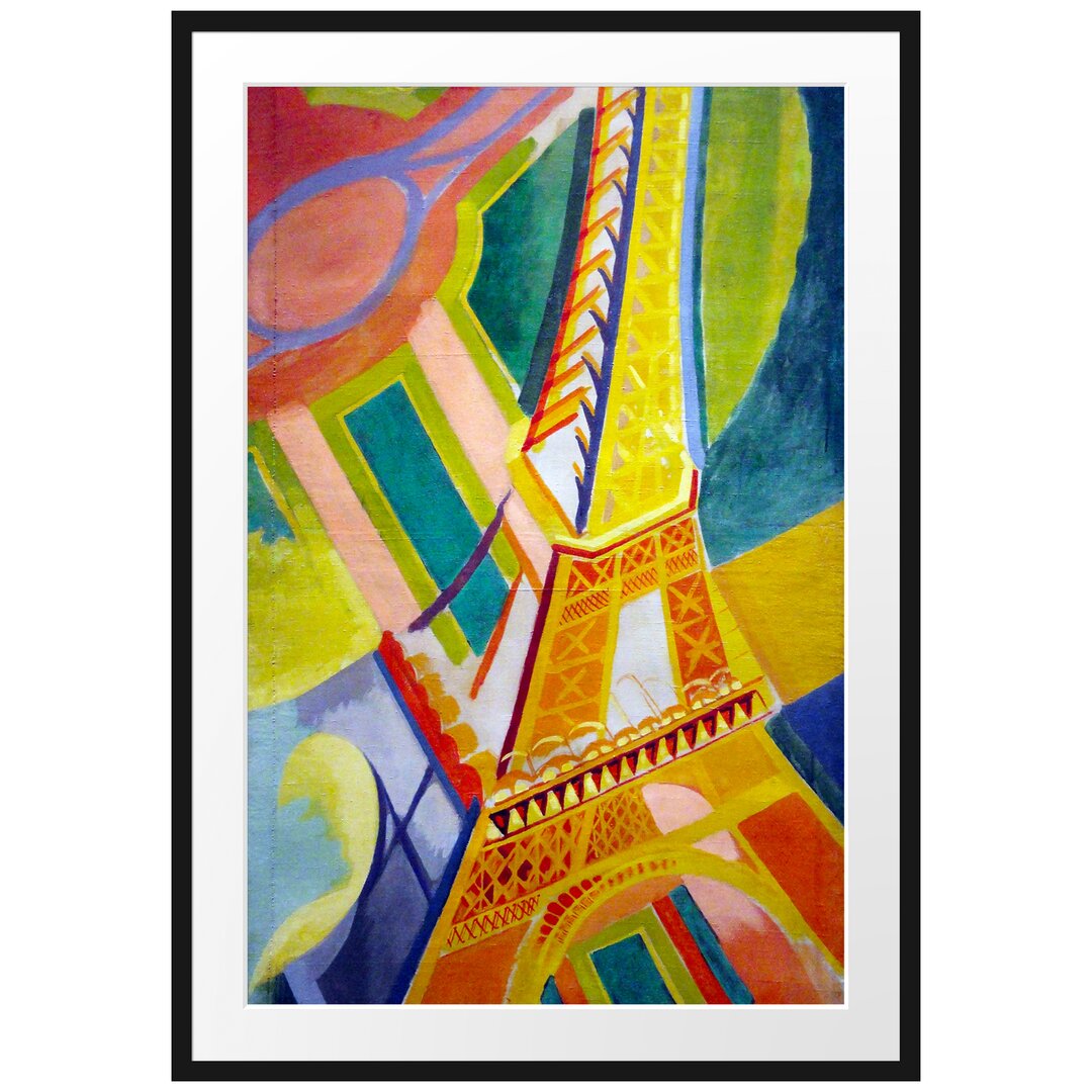 Gerahmter Kunstdruck Eiffel Tower von Robert Delaunay