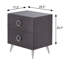 Table d'appoint 2 tiroirs Porter-603668211