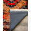 Tapis en coton et polyester à imprimé numérique Nomad Spirit Collection - rouge-1902419487