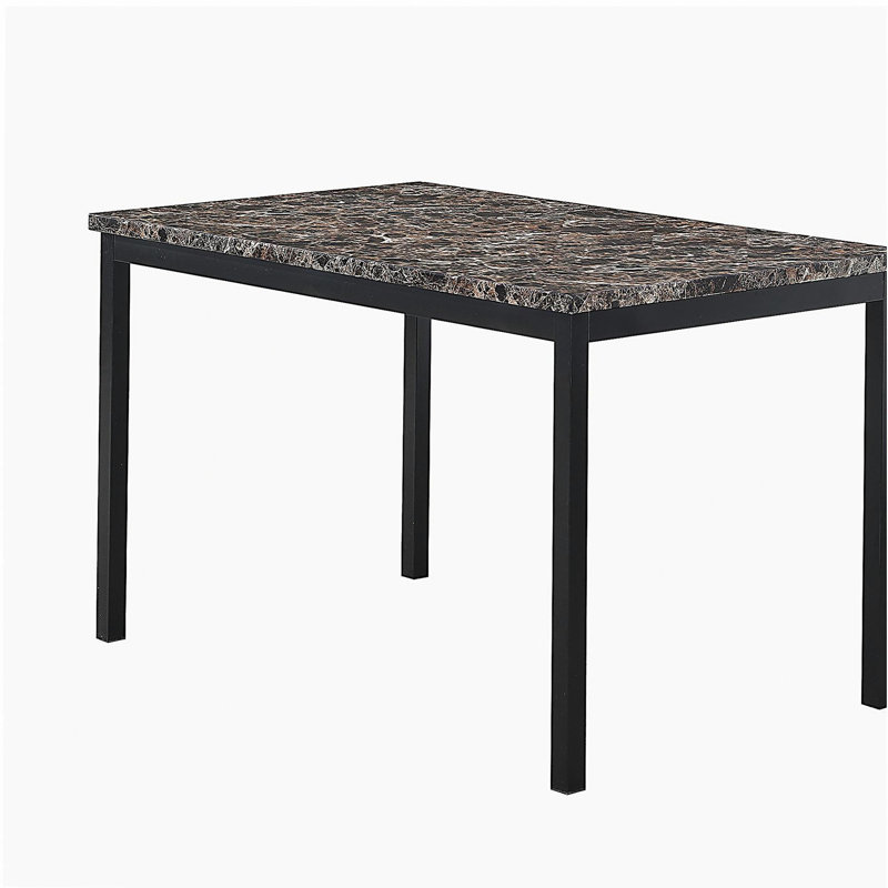 Faux Marble Top metal frame dinette table