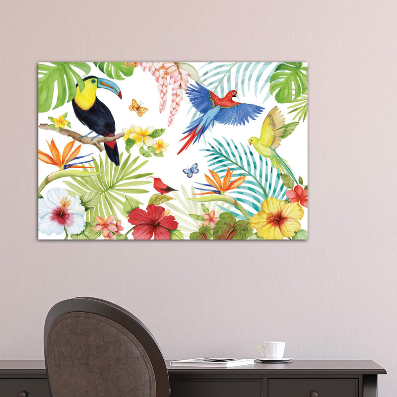 Treasures Of The Tropics III by Kathleen Parr McKenna - Wrapped Canvas Print, 101.6 cm H x 66.04 cm W x 1.91 cm D