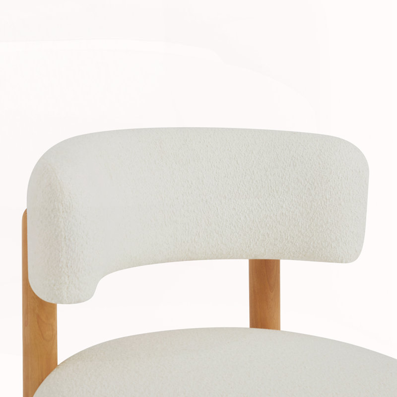Fauteuil de style campagne moderne sans accoudoirs l 27,5 po, Beige