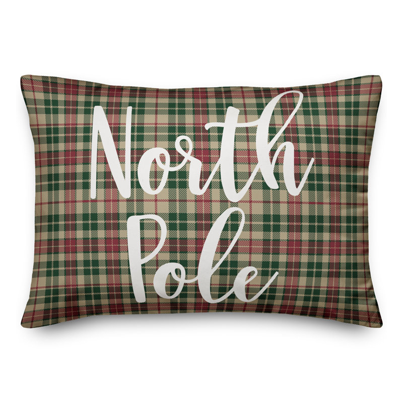 Plaid Reversible Throw Pillow