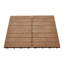 30cm L x 30cm W Plastic Interlocking Deck Deck Tile Kit-111201363