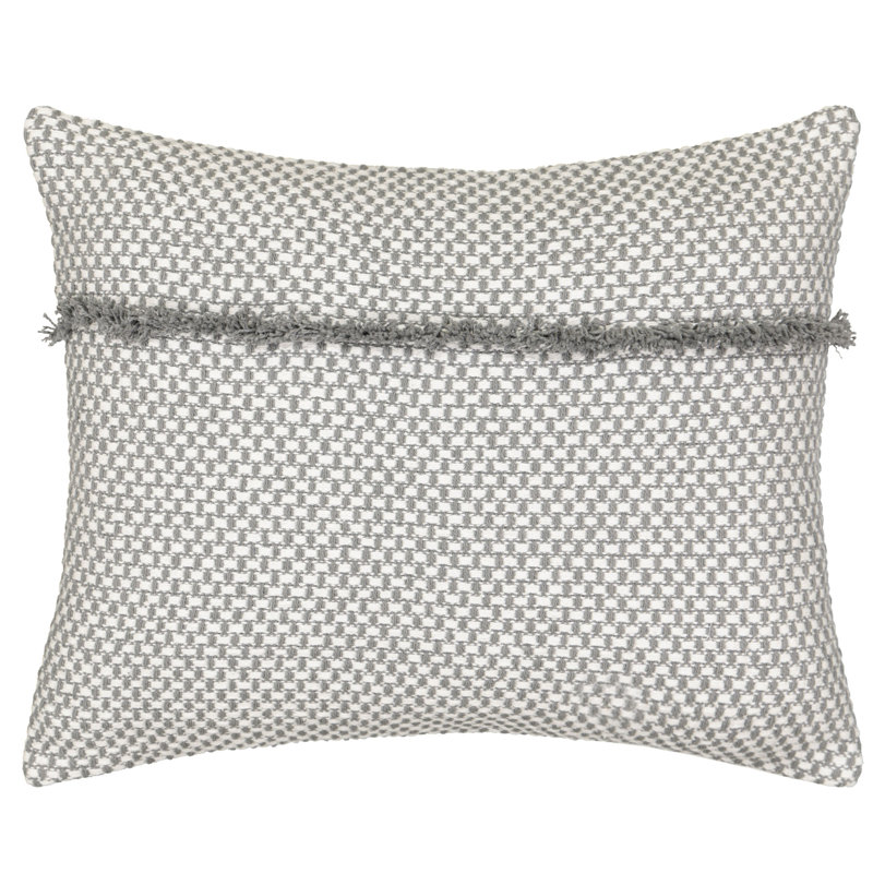 Sebastian Fringed Throw Pillow, Blue