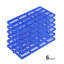 6-Pack Blue Plastic Pallets – Heavy Duty Floor Pallets, 24"x12" Stackable & Nestable Storage Grids, 1100 lbs Capacity – Waterproof & Anti-Slip for Garage, Basement, Warehouse