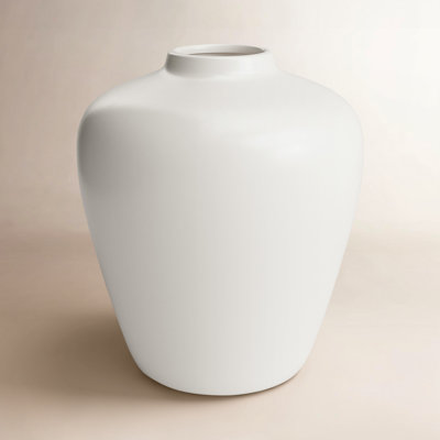 Mable Round Ceramic Table Vase 