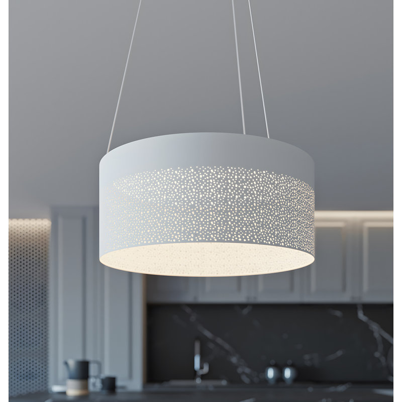 Mary-Grace 1 - Light Single Pendant, White