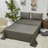 Solid Color Sheet Set 4 PCs Bedding Sheet Set 1 Fitted Sheet 1 Flat Sheet 2 Pillowcases-115802959-115802966
