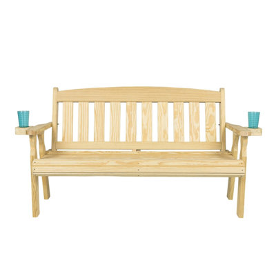 74.75 " W Outdoor Garden Bench