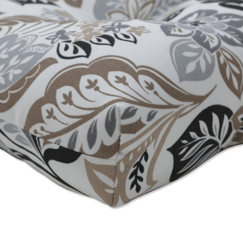 Coussin de chaise intérieur / extérieur Mata, gris, L 16 po
