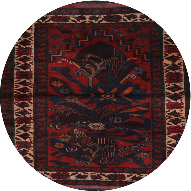 Oriental Indoor Rug, Round 8'