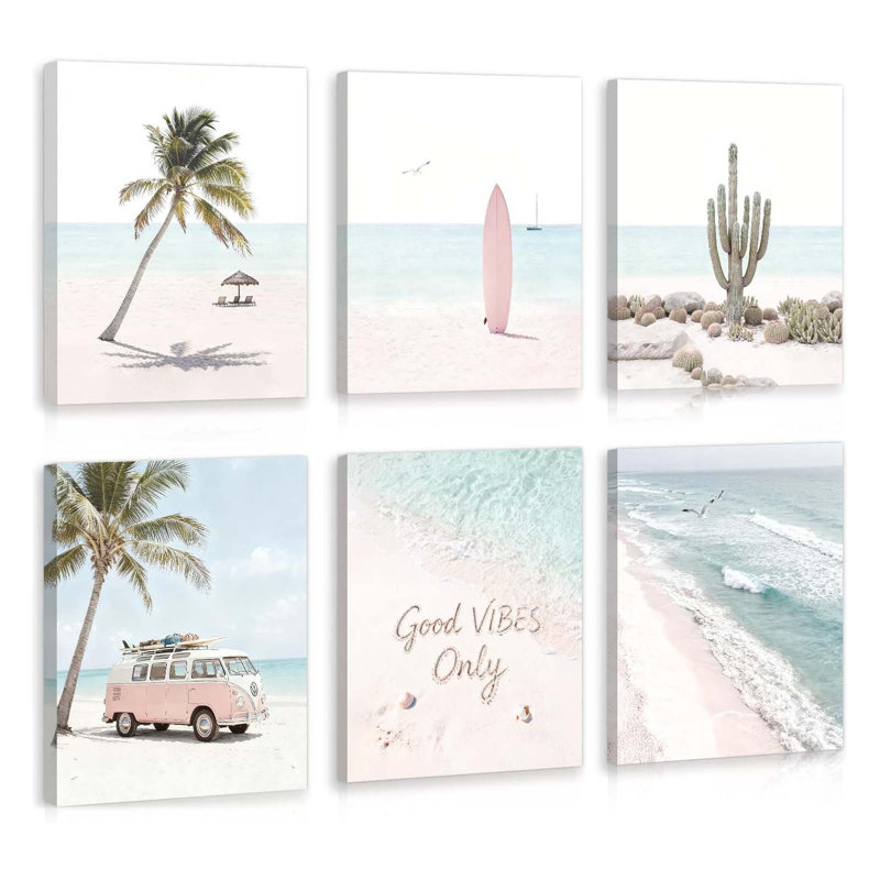 6 Piece Wrapped Canvas Print