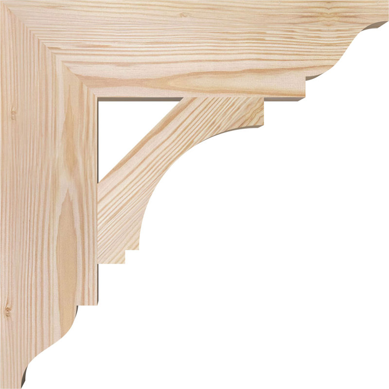Support impérial traditionnel, H 14 po x l 3,5 po x P 14 po, Douglas (lisse)