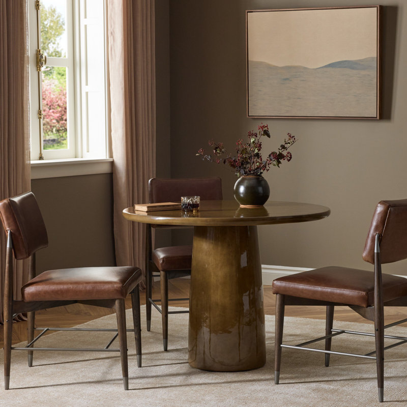 Round Pedestal Dining Table