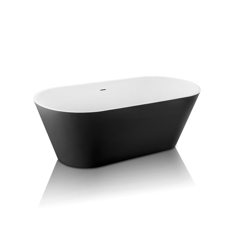 66.9'' x 31.5'' Soaking Acrylic Bathtub