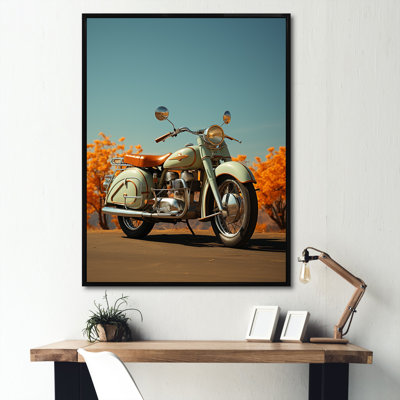 " Retro Cruiser Motorcycle "