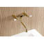 Robinet de salle de bain mural 2 trous Kingston-99126484