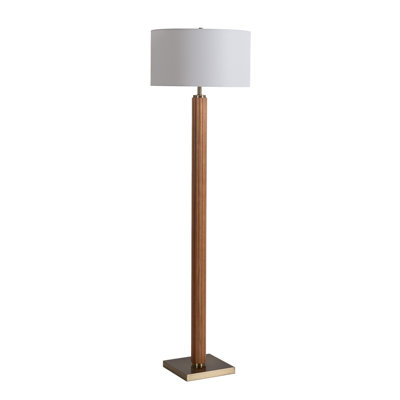 Tambo 62" Linen Floor Lamp