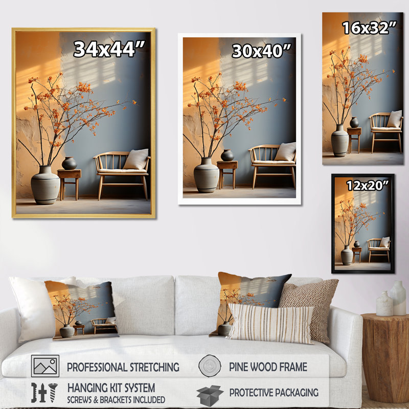 «Tree Lined Dreams III» sur toile, Toile tendue, H 40 po x l 30 po x P 1,5 po