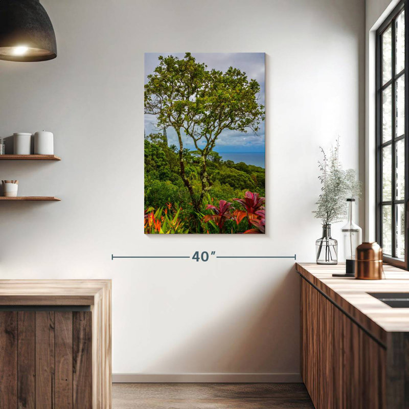 Harnek, Hawaï, arbres tropicaux, H 39 po x l 26 po