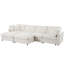 Canapé modulaire en chenille de 130 po Kustas-317665658