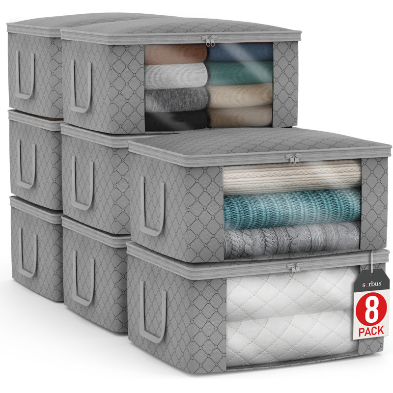  Sacs de rangement pour vêtements Sorbus, Beige