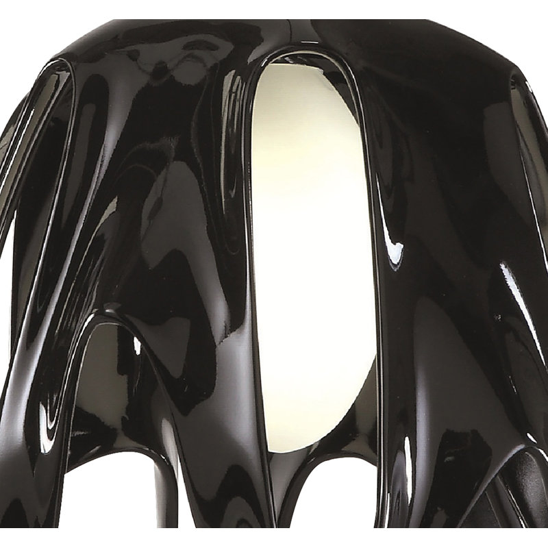 Murrieta 1 - Light Unique/Statement Pendant, Gloss Black