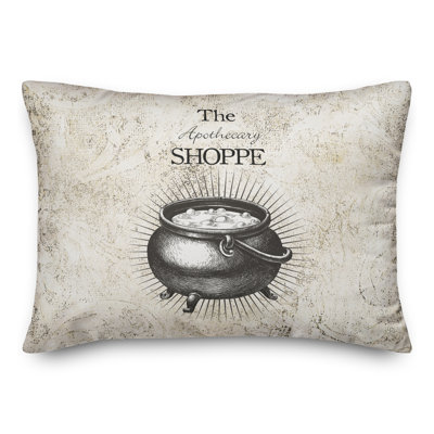 Apothecary Shoppe 1 Throw Pillow