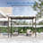 Outdoor Pergola with Adjustable Roof, Metal Hardtop Louvered Patio Gazebo, Weather-Resistant Outdoor Pergola for Patio, Deck, Porch, Yard-122813282