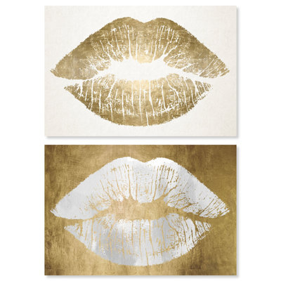 Fashion Lips Glam Gold - 2 pièces