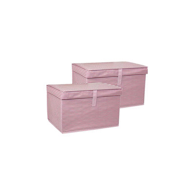 Ensemble de bacs de rangement en tissu