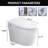 Smart Self-cleaning Ceramic Toilet For Contemporary Bathrooms With Night Light