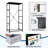 4 Drawer Dresser for Bedroom, Narrow Chest of Drawers, Wooden Top and Study Iron Frame 18"x37.5"-(WxH)