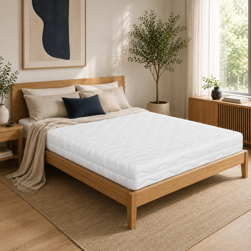 Ortho Sleep Flippable 25cm Extra Firm Support Foam Mattress, Small Double (4')