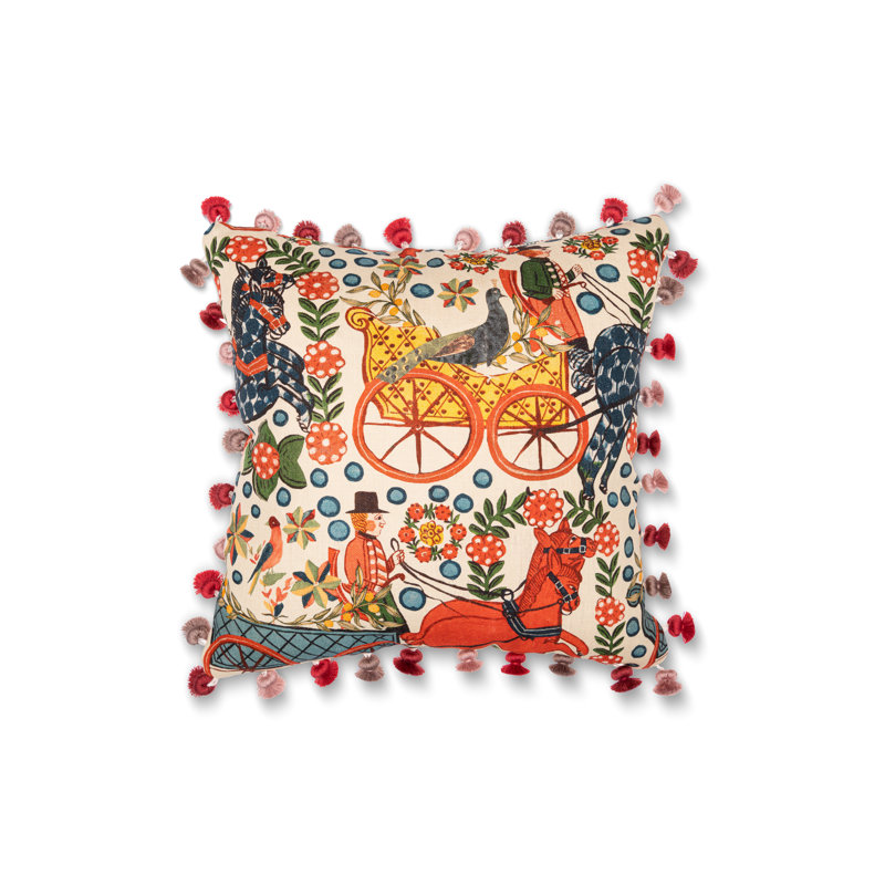 TYROL Linen Square Pillow Cover & Insert