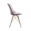 Chaise d'appoint rembourrée en velours Lougenia-1723725724