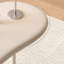 70.87"White Curved Solid + Manufactured Wood with 2 drawers desk-108675471