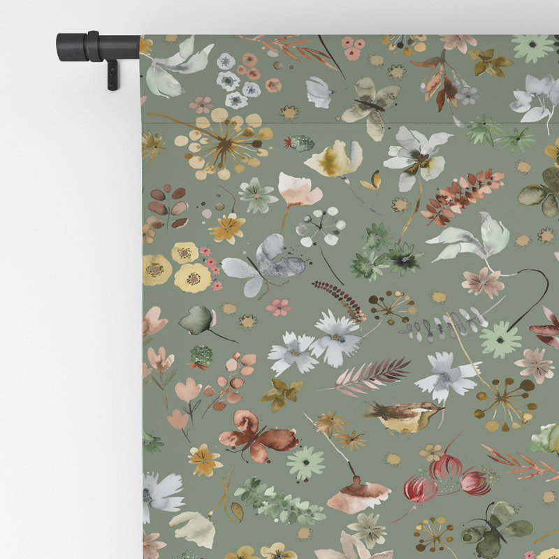 Rideau occultant 1 pièce Ninola Design Wild Nature, L 50 po x L 108 po