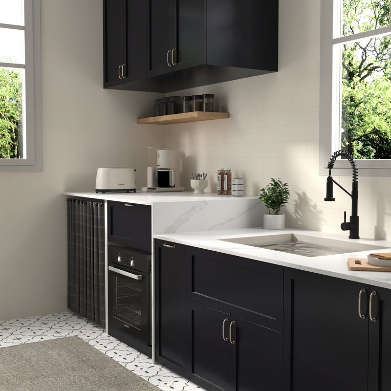 19" Single Handle Kitchen Faucet In Matte Black - Stainless Steel 304 For A Home Bathroom Handle, Long-Term Use, Matte Black